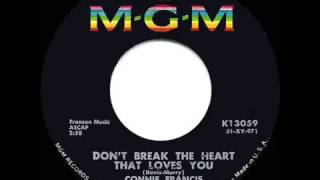 1962 HITS ARCHIVE  Don’t Break The Heart That Loves You   Connie Francis