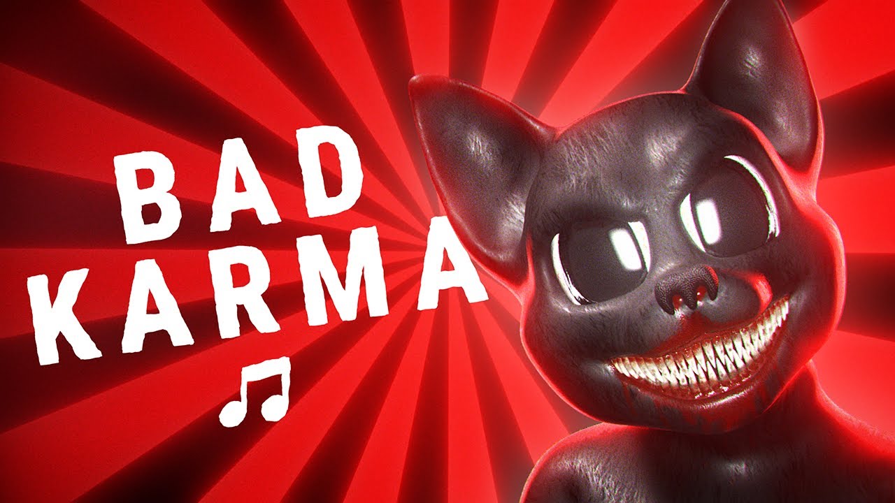 Cartoon cat bad karma