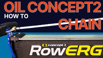 Hoe je de Concept2-ketting eenvoudig kunt oliën