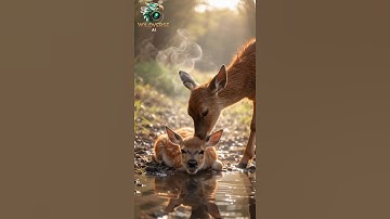 This Deer Was With Its Mother When It Did The Cutest Thing Ever | #rescue #wildlife #love #wildverse