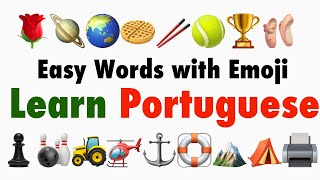 Learn 400 words in Portuguese with Emoji