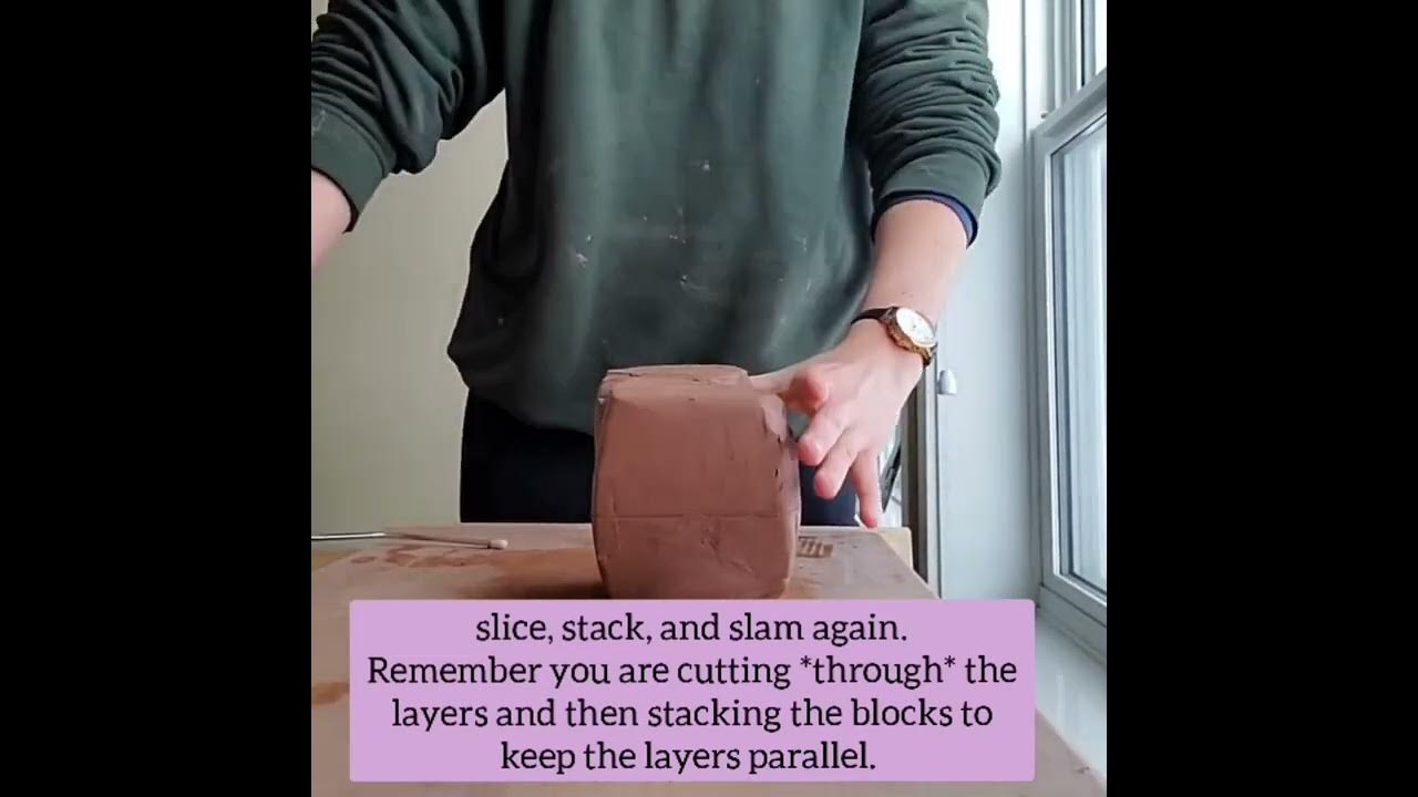 how to slam wedge clay YouTube