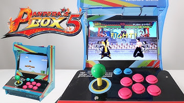UNBOXING & LETS PLAY - Pandora Box 5S - Table Mini Arcade with 1299 games!
