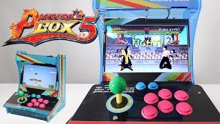 UNBOXING & LETS PLAY - Pandora Box 5S - Table Mini Arcade with 1299 games!