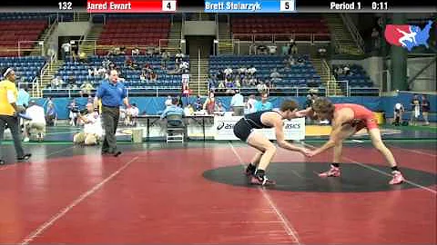 Fargo 2012 132 Round 3: Jared Ewart (Utah) vs. Brett Stolarzyk (Minnesota)