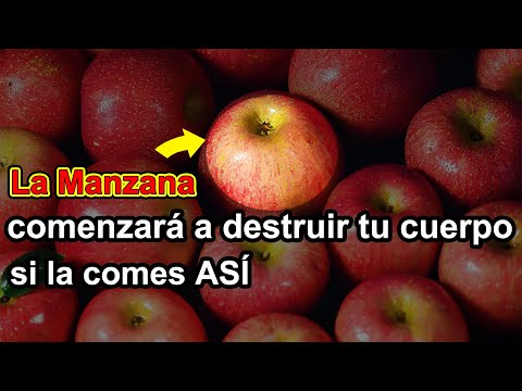 La <strong>manzana</strong> comenzará a destruir tu cuerpo si la comes ASÍ