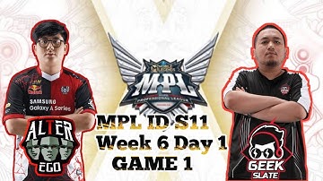 [ENGLISH]MPL ID AE eSports VS Geek Slate Game 1