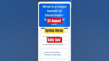 Syntax Verse Quiz Answer | 23 August | Syntax Verse Quiz Answer Today #kdp_gaming