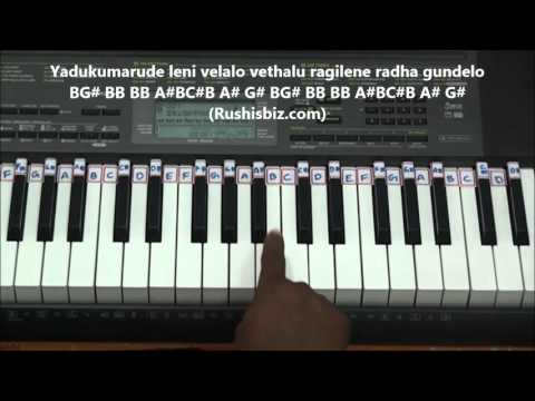 Yamuna Thatilo Piano Tutorials (Dalapathi) | 7013658813 - PDF NOTES/BOOK - WHATS APP US