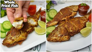 Fried Fish | Pan Fried Fish | Whole Fried Fish | Full Fish Fry | Fish Fry |Winter Recipe|ByFoodMania