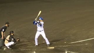 2016/4/14　青柳昴樹 （横浜DeNAベイスターズ）　打撃フォーム　ルーキー　タイムリーヒット