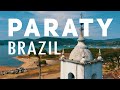 PARATY, BRAZIL. Best Place To Visit near Rio De Janeiro. Travel Destinations Drone Footage 8k.