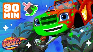 Makeover Machines #39 w/ Snowball Launcher Blaze! | Games for Kids | Blaze and the Monster Machines