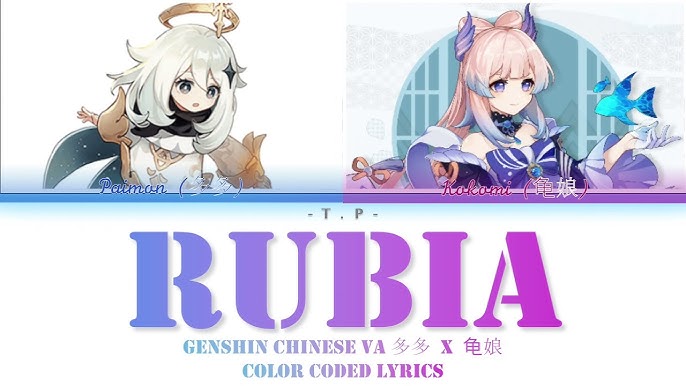 Genshin Chinese VAs - Hikaru Nara (光るなら) Color Coded Lyrics