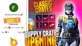 Royal Pass Winner Picked | Supply Crate Opening  | Akm Glacier Confirmation | PUBGM