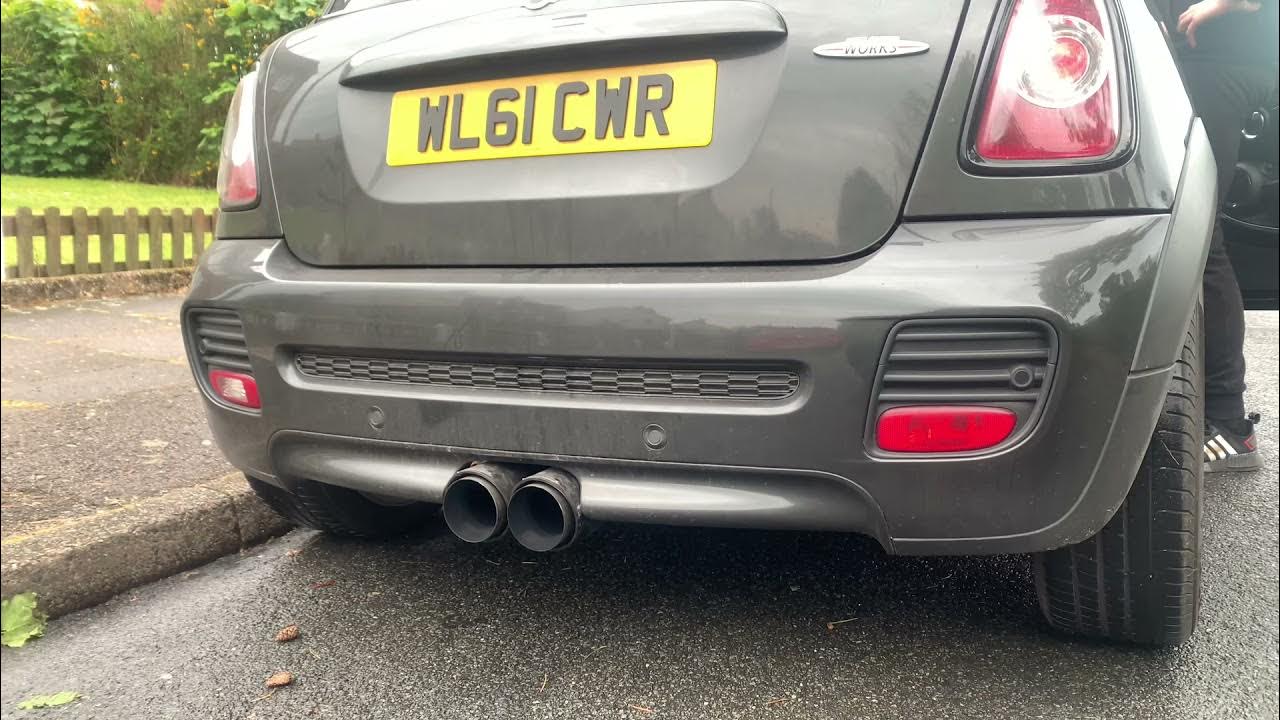 Mini R56 John Cooper Works JCW Resonator Res Silencer Delete - YouTube