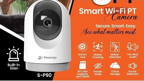 Secureye S-P90 3MP Installation Video