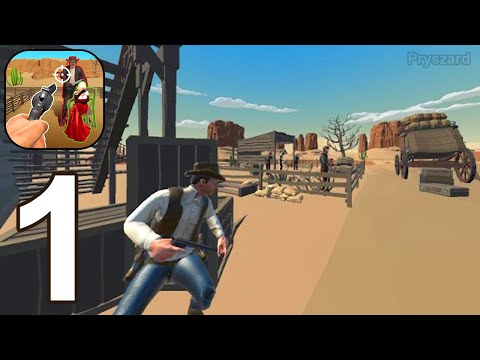 Wild West Cowboy Redemption - Gameplay Walkthrough Part 1 Level 1-12 (Android Gameplay)