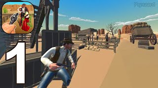 Wild West Cowboy Redemption - Gameplay Walkthrough Part 1 Level 1-12 (Android Gameplay) screenshot 2