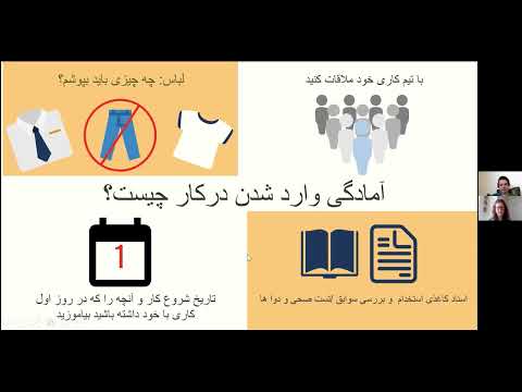 Mini Job Club Session in Dari