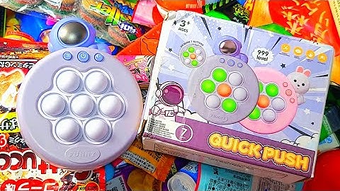 Satisfying with Unboxing & Review of Fast Push Game Pop It Electronic Fidget Toy ASMR