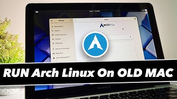 How TO Install Arch Linux on OLD MacBook