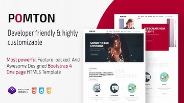 POMTON - Onepage Creative HTML5 Template. | Themeforest Website Templates and Themes
