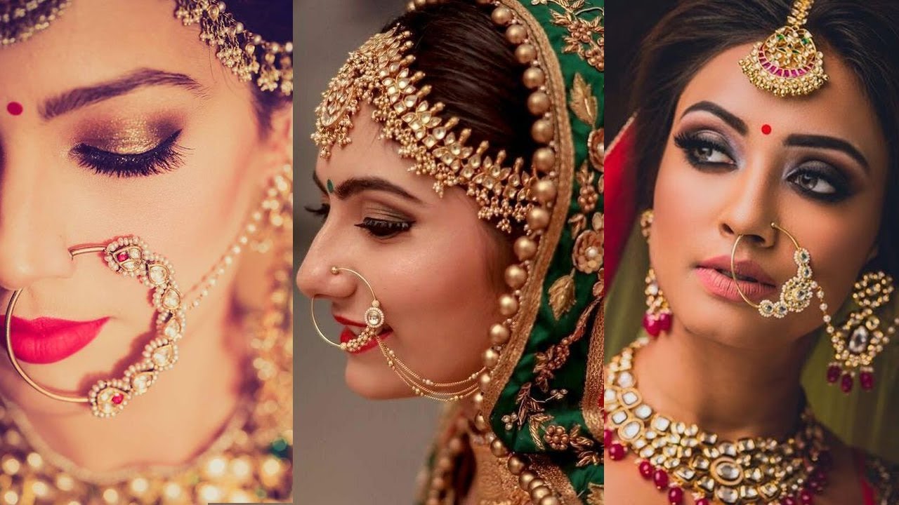 Trending Gold Nose Ring Designs for Your Big Day! | Nose ring designs, Ring  designs, Bridal makeup images