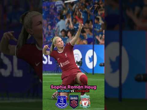 SOPHIE ROMÁN HAUG SCORES! Everton vs Liverpool - Women&#39;s Super League 2023/24