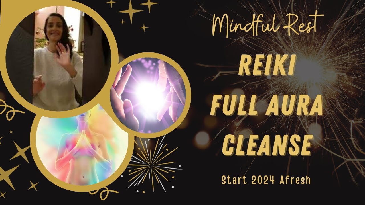 ASMR | Reiki | 2024 New Year Aura & Chakra Full Cleanse (watch me get goosebumps!)