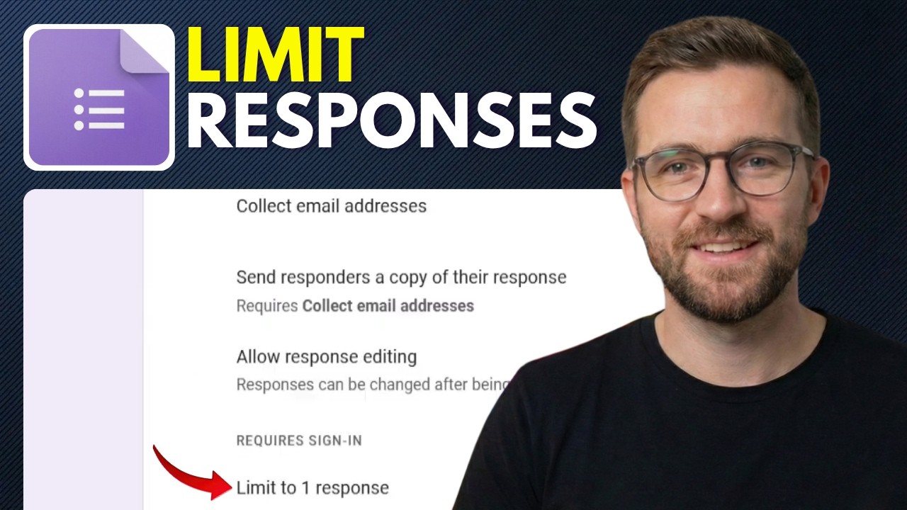 How to limit responses in Google Forms (Step By Step 2026) - YouTube