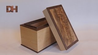 Using reclaimed wood, I made a simple box as a gift for a baby shower my daughter was hosting. I used maple from an old bar top ...