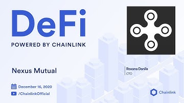 Nexus Mutual and Chainlink Live Q&A: Decentralized Oracles for Cover Insurance Protocols