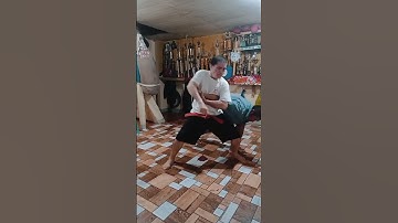 One Way arm lock knife disarming short video #hanseipmvlog