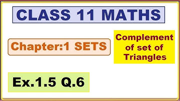 Ex.1.5, (Q.6 ) Chapter:1 Sets | Ncert Maths Class 11 | Cbse