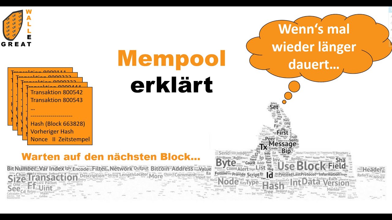 Mempool - Warum Bitcoin Transaktionen manchmal länger dauern