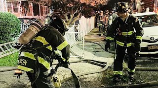 FDNY BOX 4213 ~ FDNY OPERATING FOR A 10-75 FIRE IN A PRIVATE DWELLING ON SWINTON AVENUE, BRONX, NYC.