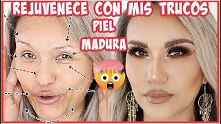 TRUCOS DE MAQUILLAJE PARA VERTE JOVEN PIEL MADURA PASO A PASO