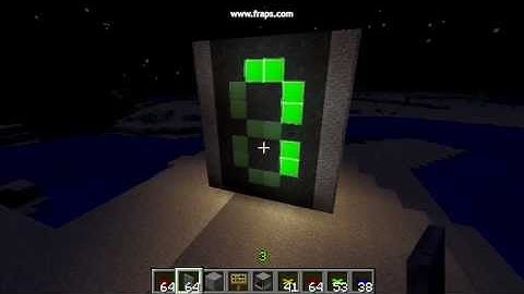 Minecraft - 7 Segment Display (RedPower)