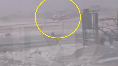 Toronto Jet Crash Raw Footage - Actual Landing!