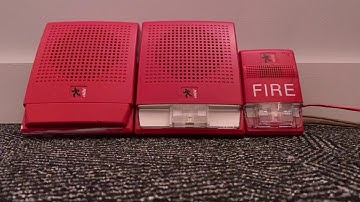 EST Genesis Strobe, Speaker, & Speaker Strobe demonstration! (EST voice evac message)