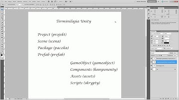 Podstawy Unity 3D - Lekcja 03 - Wstęp do terminologii