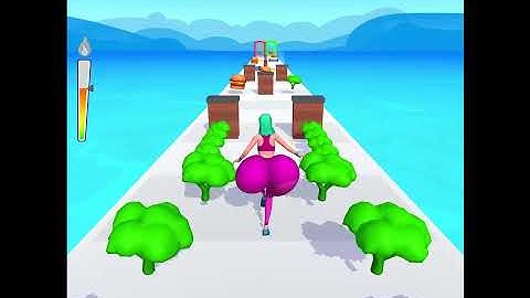 Twerk Race 3D - All Levels Walkthrough Gameplay iOS,Android New Update Max Level