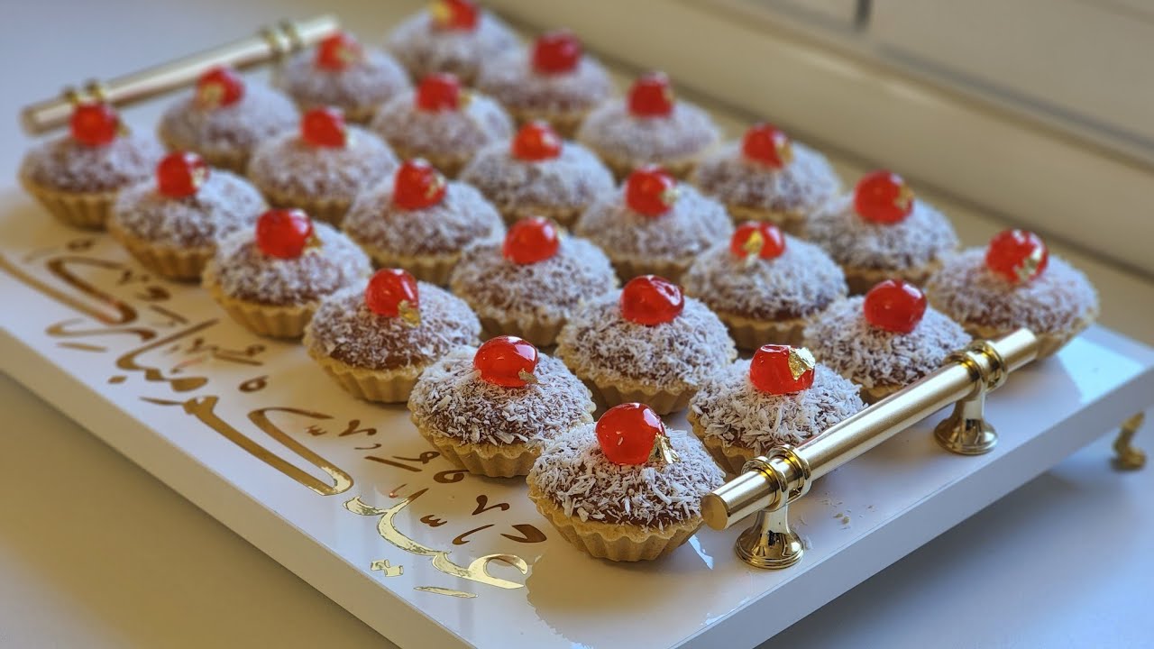 تارتولات بجوز الهند و الليمون انتعاش🍋🥥