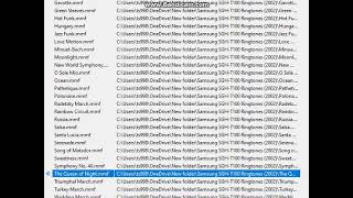 Samsung Ringtones Episode 9 - The Queen of the Night's Aria (Version 1) (2002)