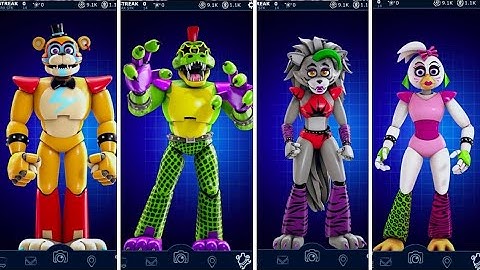 FNAF AR Security breach Animatronic Workshop animation