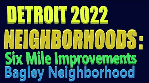 McNichols Improvements 2022: 6 Mile/Livernois Area...