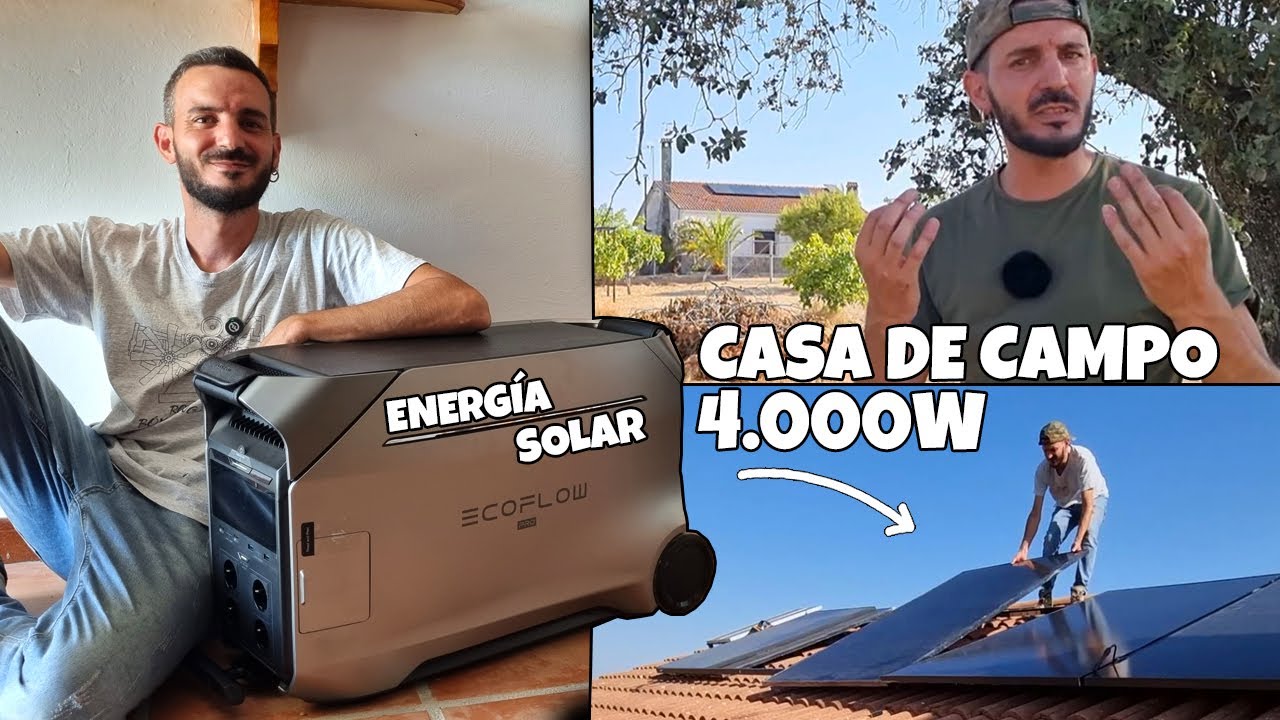 Esta es LA MEJOR instalación SOLAR para CASAS DE CAMPO | Delta pro 3