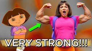 What If Dora The Explorer Was In Real Life Bodybuilder?