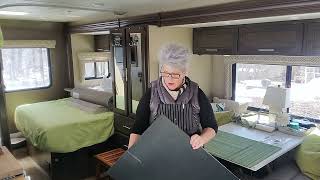 RV Tips - Thor Freedom Elite 24FE stepwell cover oven closet ideas